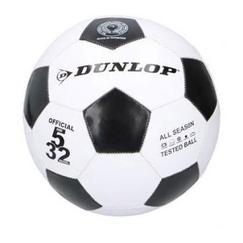 Dunlop - Fußball- Ball Größe 5 (schwarz)