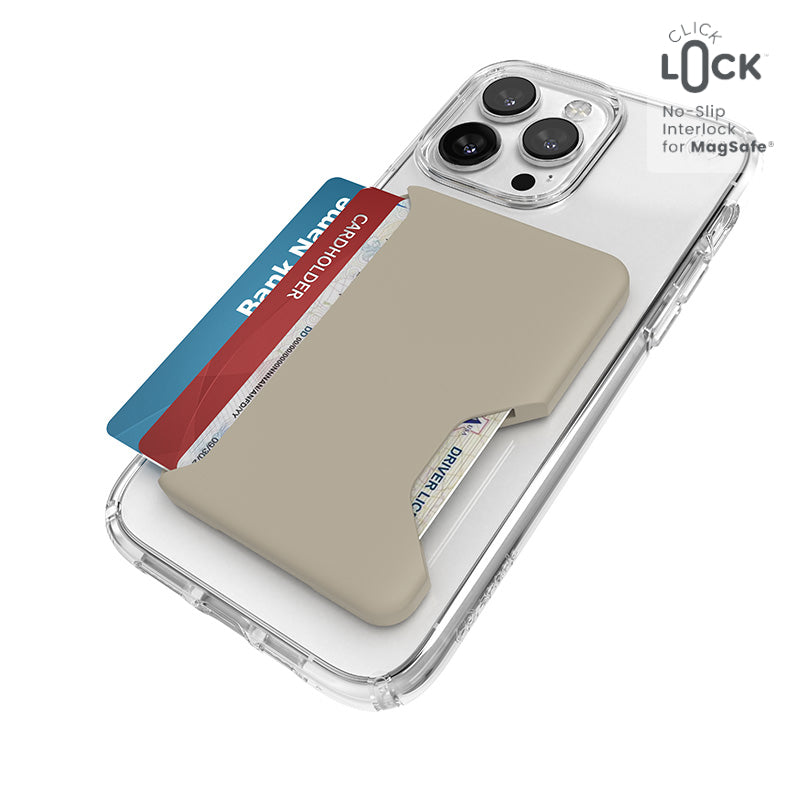 Geldbörse Speck ClickLock für MagSafe - MagSafe-Geldbörse MagSafe (světlý dub)
