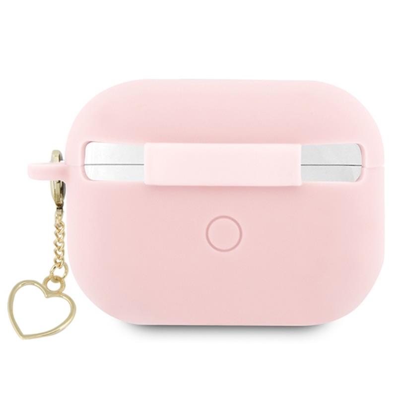 Guess Silicone Heart Charm - Hülle für Apple AirPods Pro 2 (rosa) – Produktabbildung 2