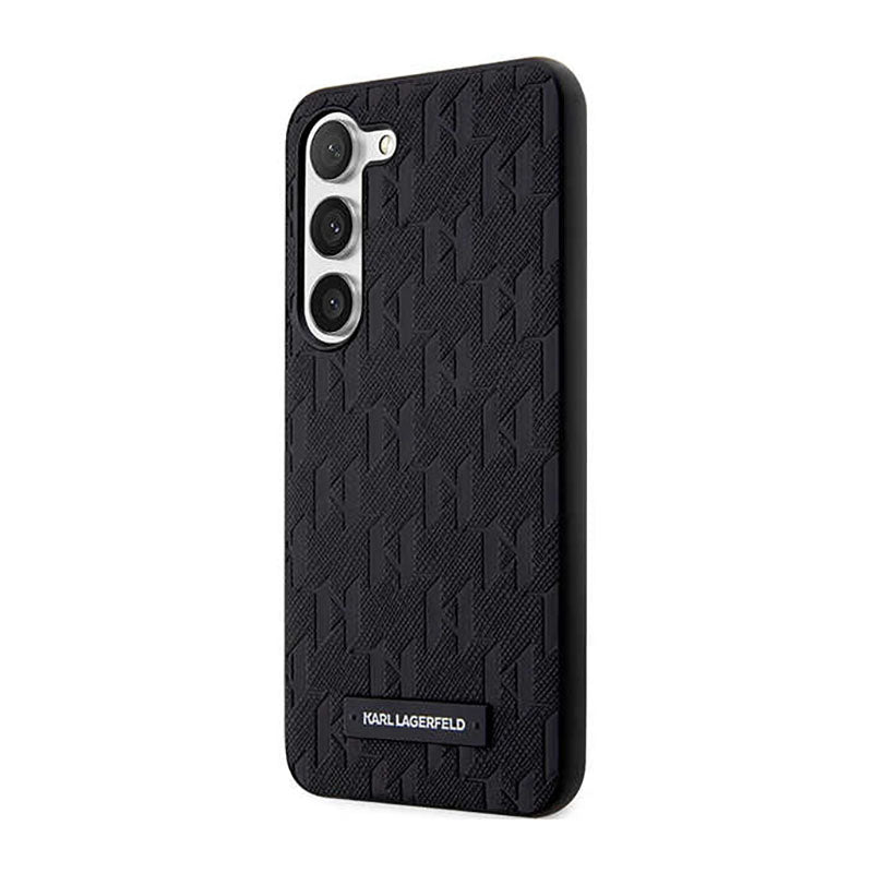 Karl Lagerfeld Saffiano Monogram Metal Logo - Hülle für Samsung Galaxy S23+ (schwarz) – Produktabbildung 2