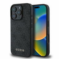 Guess 4G Classic - Hülle für iPhone 16 Pro (schwarz)