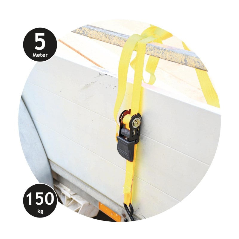 Dunlop - Upevňovací Trageriemen s ráčnovým napínákem 5 m / 150 kg 2 Stk – Produktabbildung 2