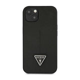 Guess Saffiano Triangle Logo Case - Hülle für iPhone 14 Plus (schwarz) – Produktabbildung 3