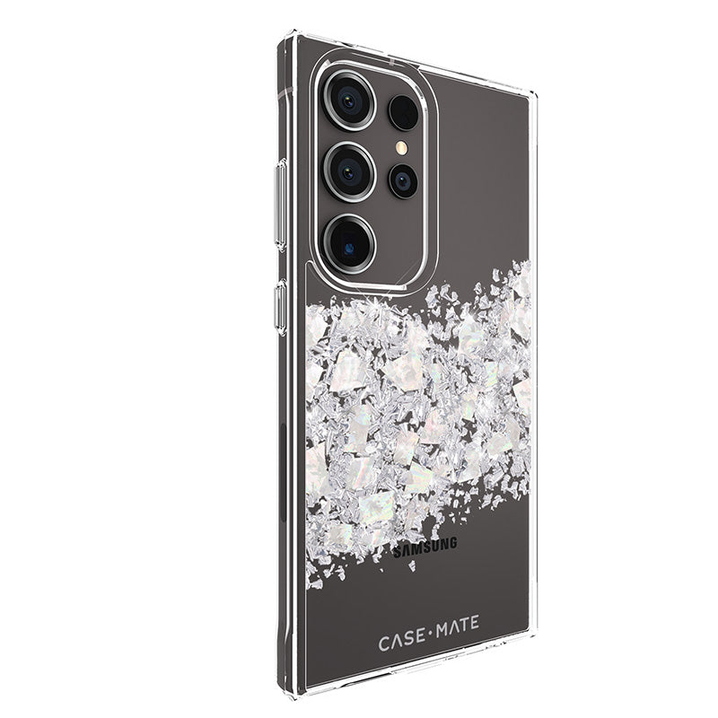 Case-Mate Karat - Hülle für Samsung Galaxy S24 Ultra verziert perletí (A Touch of Pearl) – Produktabbildung 2