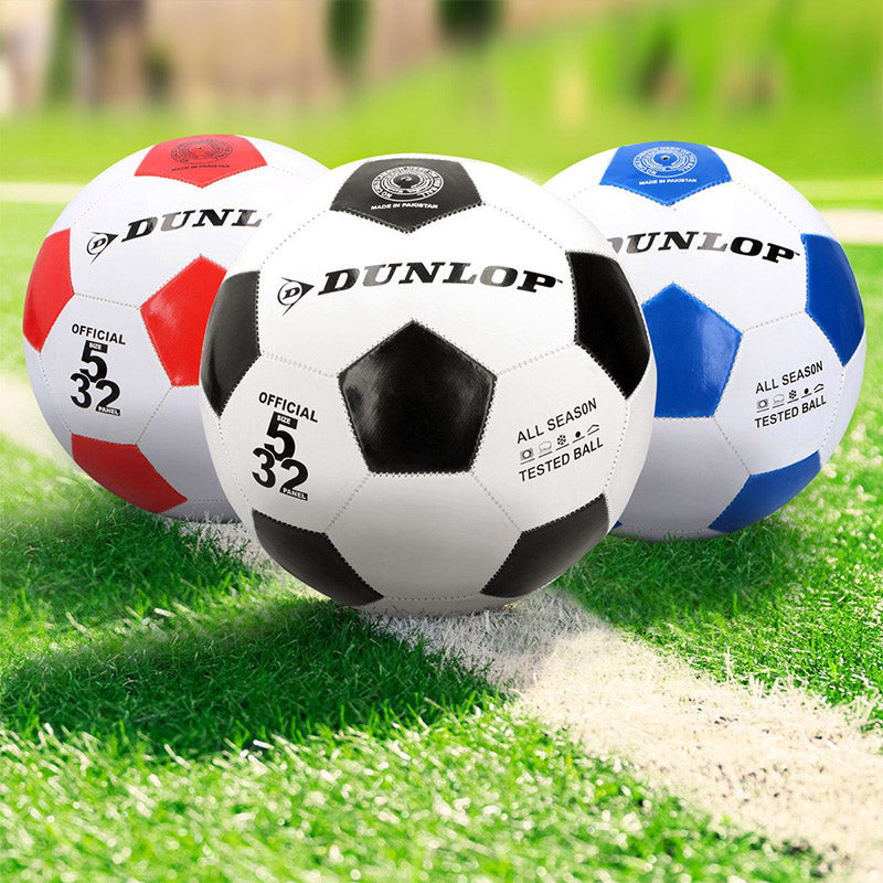 Dunlop - Fußball- Ball Größe 5 (blau) – Produktabbildung 2