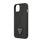 Guess Saffiano Triangle Logo Case - Hülle für iPhone 14 Plus (schwarz) – Produktabbildung 6