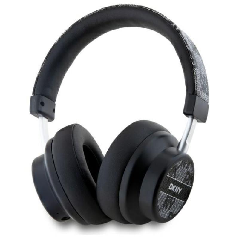 DKNY Checkered Pattern - kabellose Over-Ear- Kopfhörer Bluetooth V5.3 (schwarz)