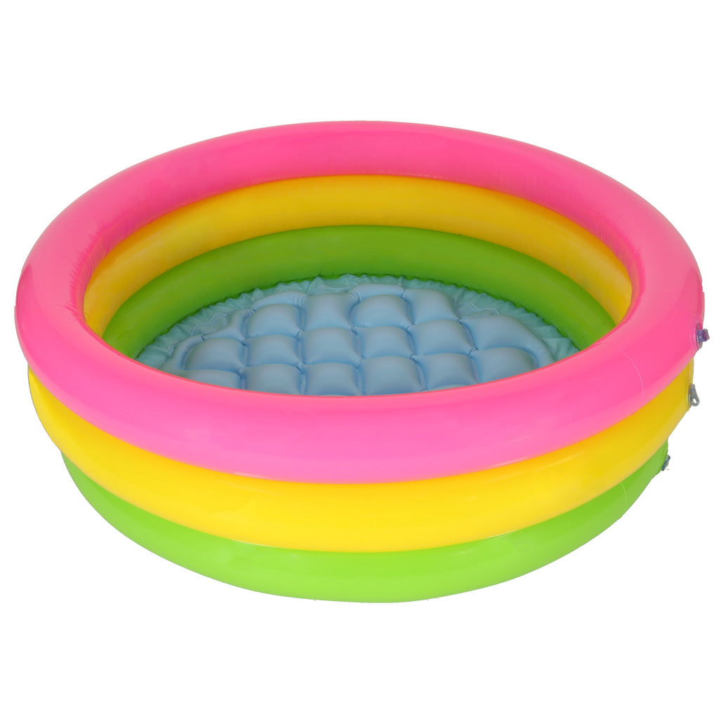 INTEX 57107 Aufblasbares Kinderbecken Regenbogengarten