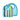 BUILT Mess Mate Set of 2 baby bib (Baby Blue Stripe)