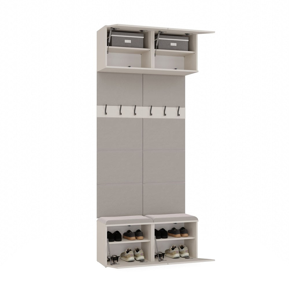Garderobe Doppel-Kleiderpaneel HAGA II 2W KASCHMIR BEIGE – Produktabbildung 5