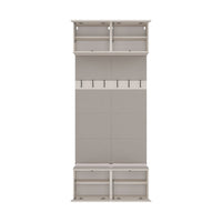 Garderobe Doppel-Kleiderpaneel HAGA II 2W KASCHMIR BEIGE – Produktabbildung 2