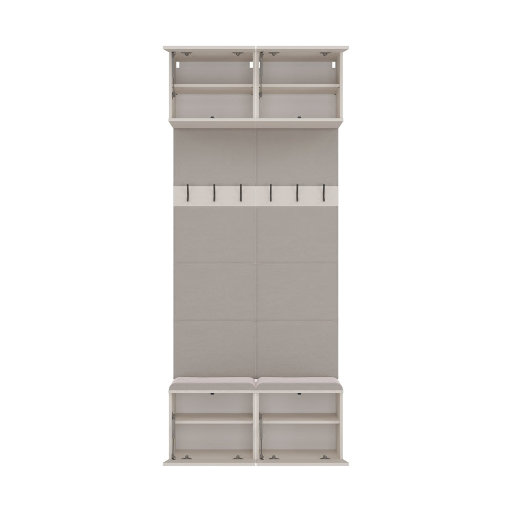 Garderobe Doppel-Kleiderpaneel HAGA II 2W KASCHMIR BEIGE – Produktabbildung 2
