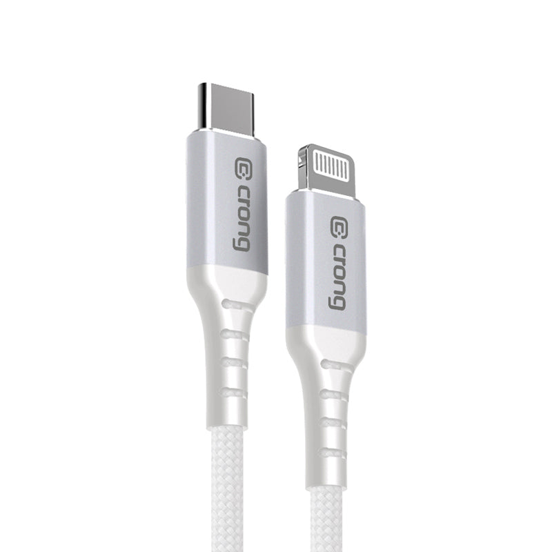 Crong Armor Link - USB-C Kabel Lightning Fast Charging MFi 150 cm (weiß)