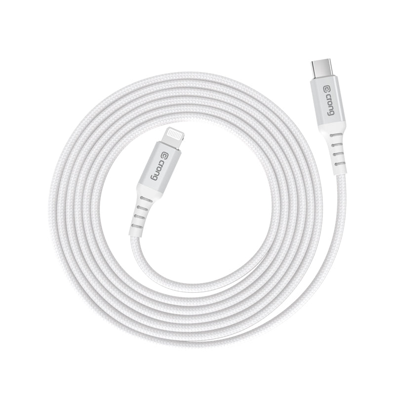 Crong Armor Link - USB-C Kabel Lightning Fast Charging MFi 150 cm (weiß) – Produktabbildung 2