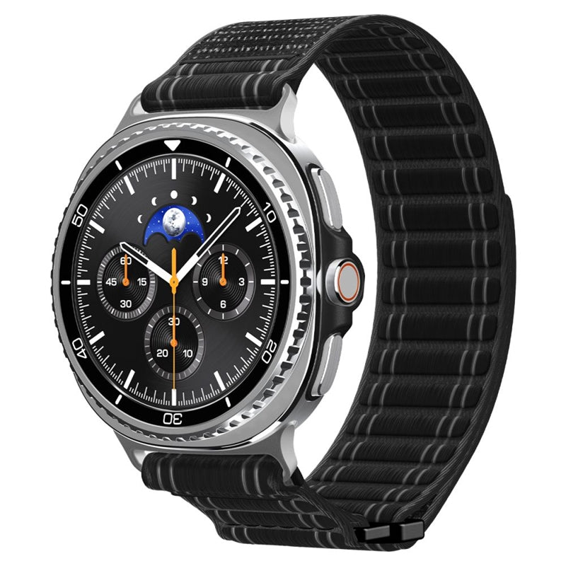 Spigen WBF0 Band - Armband für Samsung Galaxy Watch 8 / 8 Classic 40 / 44 / 46 mm (schwarz)