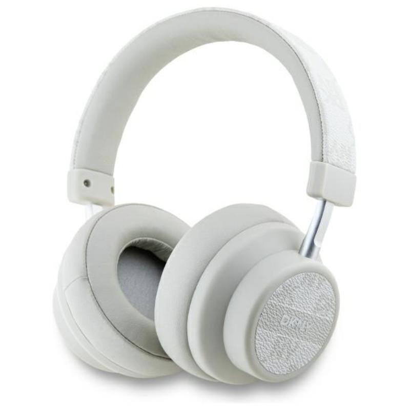 DKNY Checkered Pattern - kabellose Over-Ear- Kopfhörer Bluetooth V5.3 (perleťová)