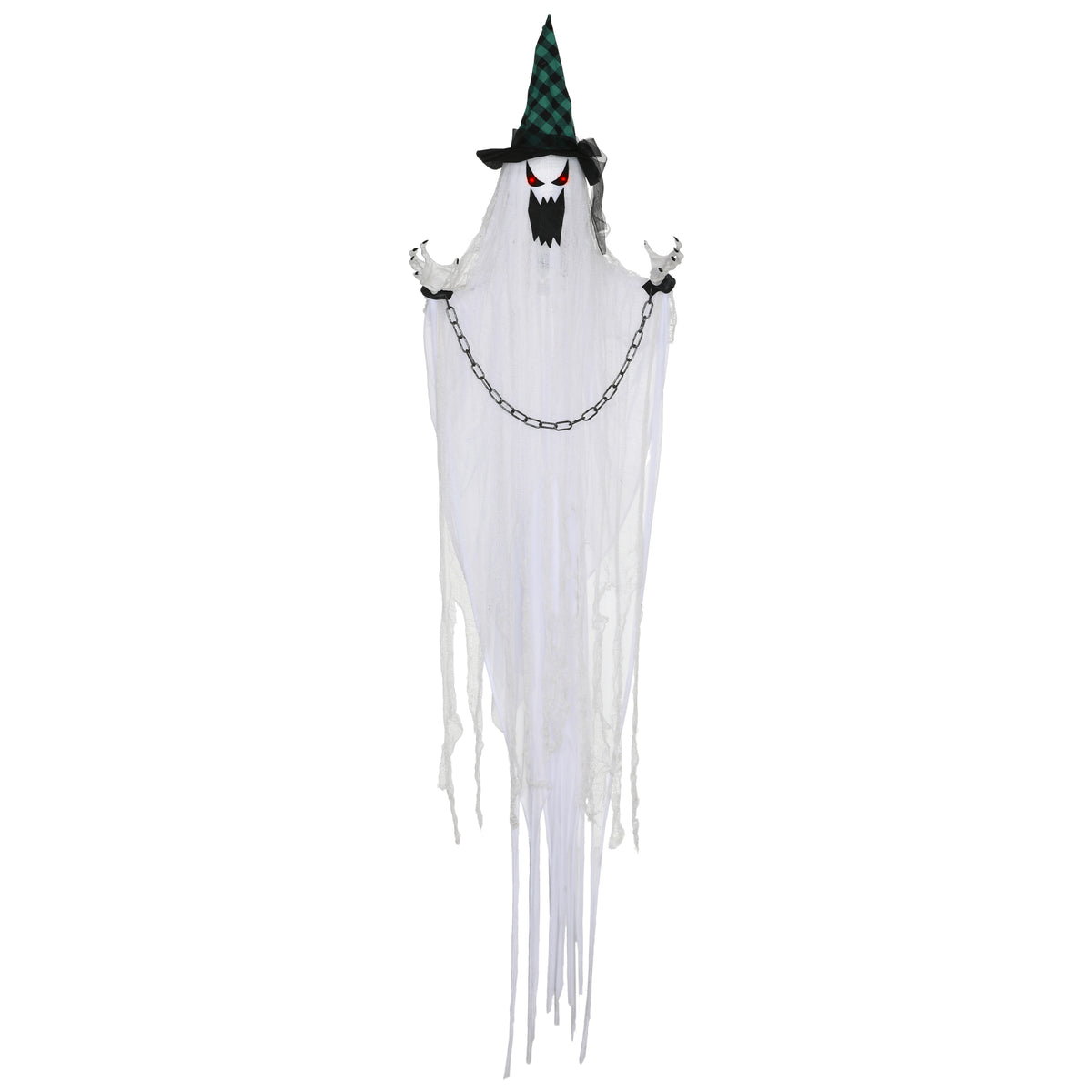 HOMCOM Geister-Dekoration für Halloween, Grusel-Heulen und Bewegung, batteriebetrieben
