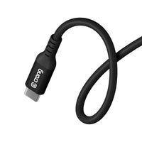 Crong Soft Link - 100W PD 5A USB-C für USB-C Kabel 200cm (schwarz) – Produktabbildung 2