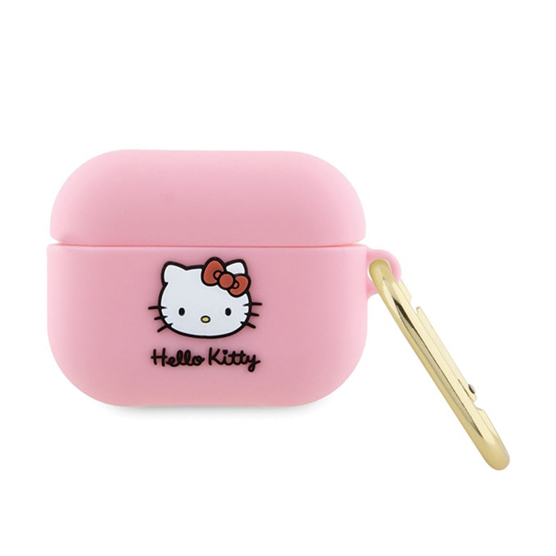 Hello Kitty Silicone 3D Kitty Head - Hülle für AirPods Pro (rosa)