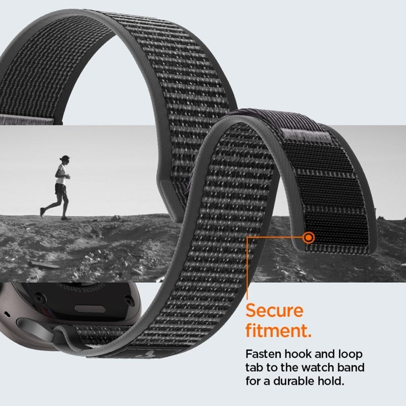 Spigen Athlex Air 2 - Armband für Apple Watch 44/45/46/49 mm (aktivní schwarz / grau) – Produktabbildung 10