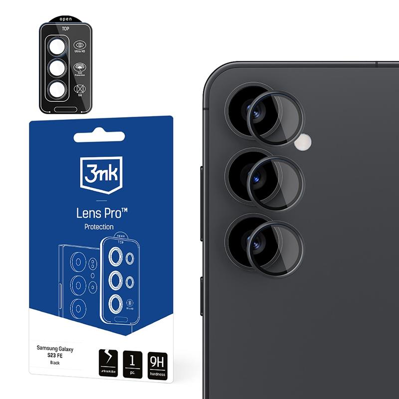 3mk Lens Protection Pro - Glas für Kameraobjektiv Samsung Galaxy S25+ (schwarz)