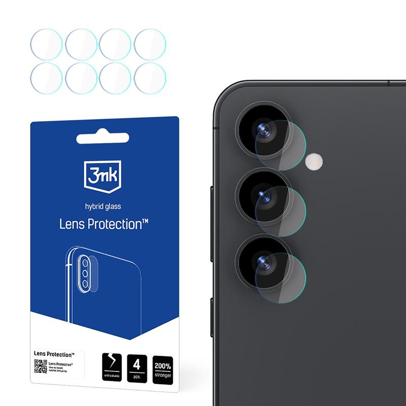 3mk Lens Protection - Glas für Kameraobjektiv Samsung Galaxy S25+ (4 sady)
