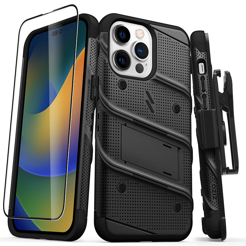 ZIZO BOLT Series - Hülle für iPhone 14 Pro Max (schwarz)