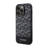 Guess GCube Stripes MagSafe - Hülle für iPhone 14 Pro (schwarz) – Produktabbildung 2