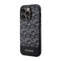 Guess GCube Stripes MagSafe - Hülle für iPhone 14 Pro (schwarz) – Produktabbildung 2