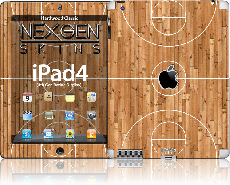 Jiný Nexgen Skins with 3D effect for iPad 2/3/4 (Hardwood Classic 3D)