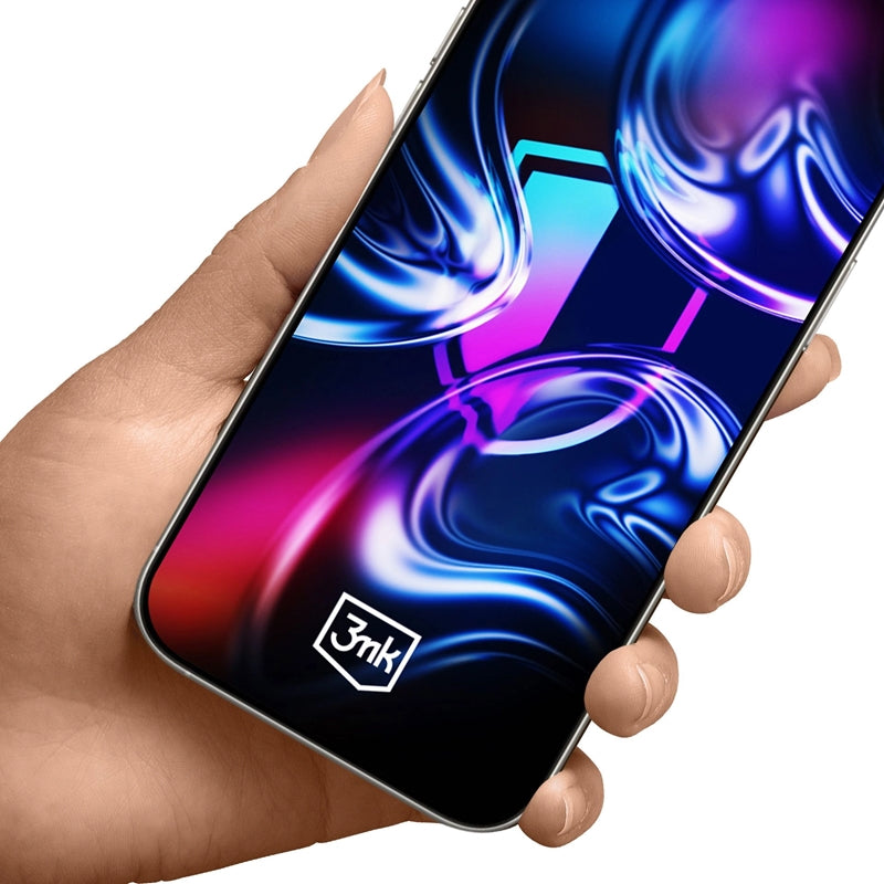 3mk HardGlass Max - gehärtetes Glas s aplikátorem für iPhone Air (schwarz) – Produktabbildung 4
