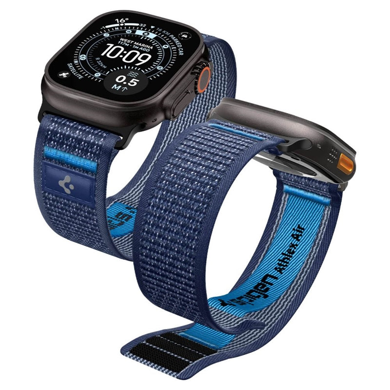 Spigen Athlex Air 2 - Armband für Apple Watch 44/45/46/49 mm (aktivní námořnická blau)