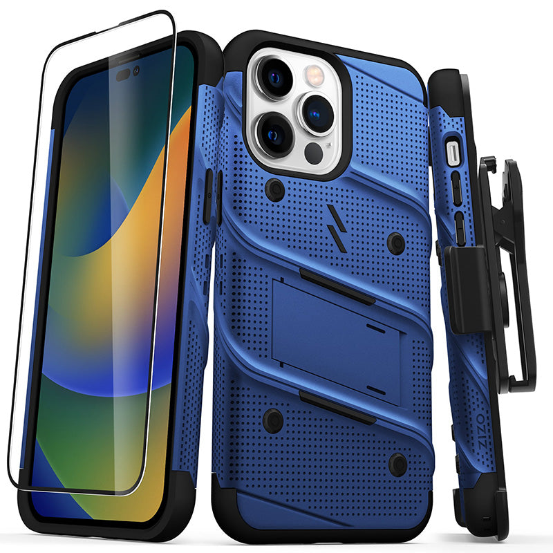 ZIZO BOLT Series - Hülle für iPhone 14 Pro Max (blau)
