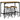 HOMCOM 5-tlg. Bartisch-Set im Industriedesign, 1 Bartisch, 4 Barhocker, Sitzgruppe, Küchentresen, Schwarz +