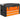 HOMCOM Werkzeugkiste leer, 49,7 x 25,3 x 28,9 cm Werkzeugkasten mit Schublade, Mini-Box Stahl Orange