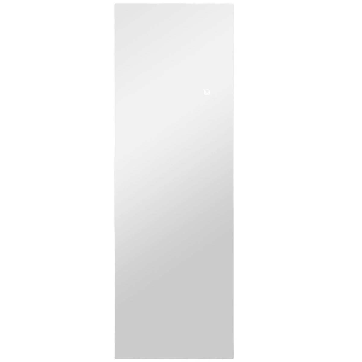 HOMCOM LED Ganzkörperspiegel, dimmbar, rahmenlos, Touch-Steuerung, 40 x 120 cm
