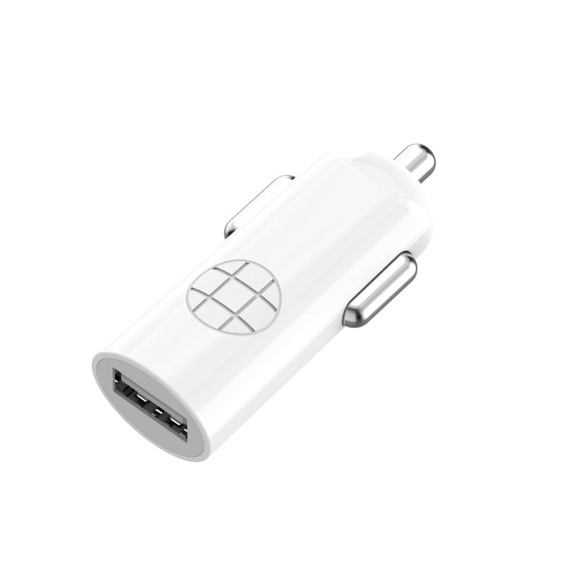 Budi - USB Autoladegerät + Lightning Kabel (weiß) – Produktabbildung 2