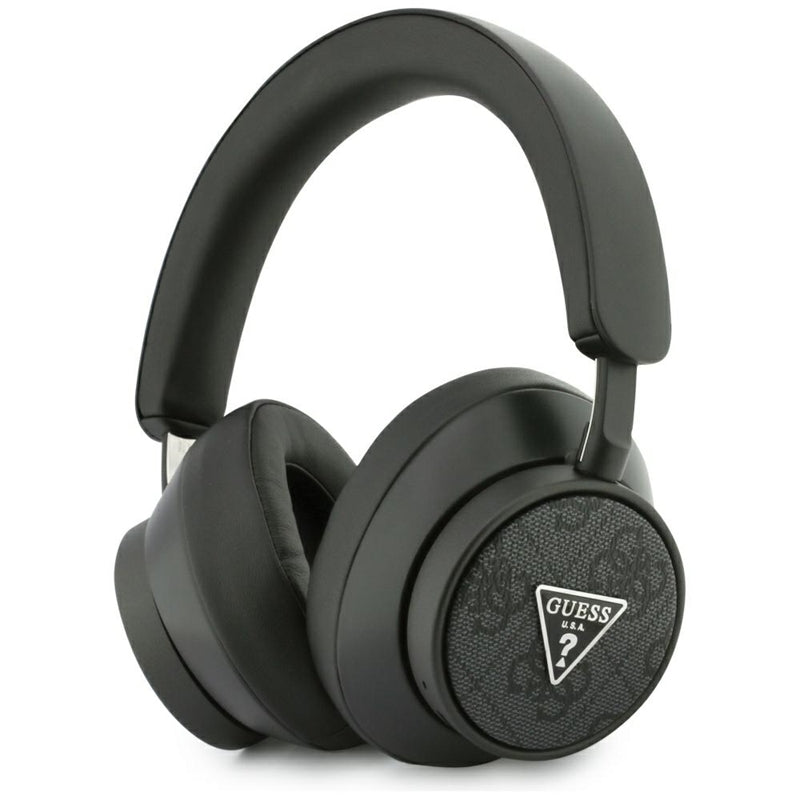 Guess 4G Triangle Logo - Kabellose Kopfhörer přes uši Bluetooth V5.4 ENC (schwarz)