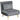 HOMCOM 2-in-1 Sessel, Relaxsessel, Gästebett, 72 cm x 78 cm x 79 cm, Grau