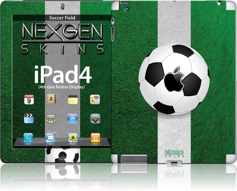 Jiný Nexgen Skins with 3D effect for iPad 2/3/4 (Soccer Field 3D)