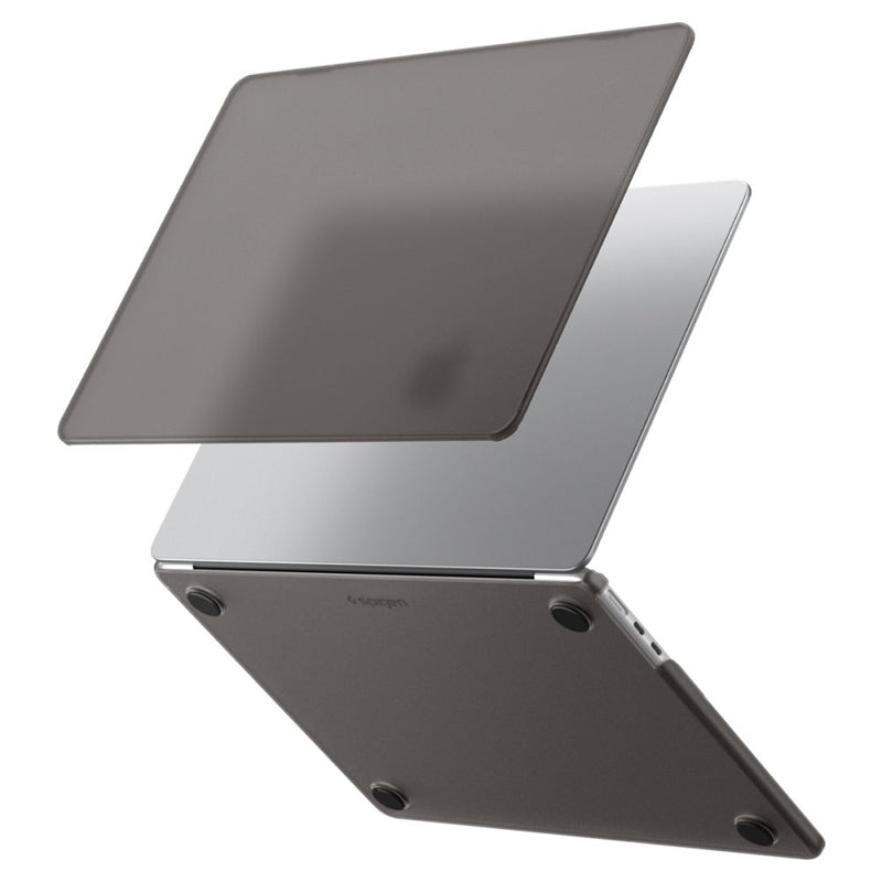 Hülle Spigen AirSkin - MacBook Air 13,6" (M5/M4/M3/M2/2026-2022) (mrazivě schwarz)