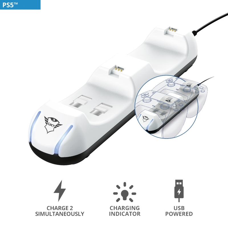 Trust GXT250 - Ladegerät für 2 podložky PS5 – Produktabbildung 8