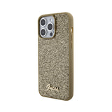 Guess Disco Metal Script - Hülle für iPhone 15 Pro Max (gold) – Produktabbildung 2