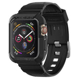 Spigen Rugged Armor Pro Case – Band with case for Apple Watch 44 / 45 mm (Schwarz)