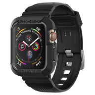Spigen Rugged Armor Pro Case – Band with case for Apple Watch 44 / 45 mm (Schwarz)