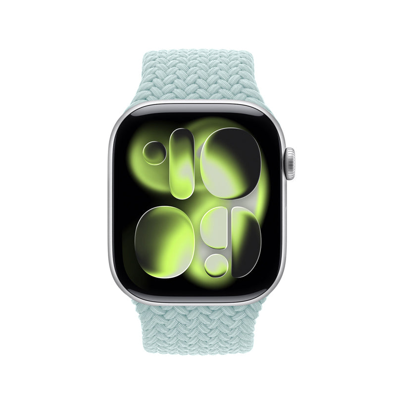 Crong Wave Band - gestrickt Armband für Apple Watch 44/45/46/49 mm (mátově blau) – Produktabbildung 2