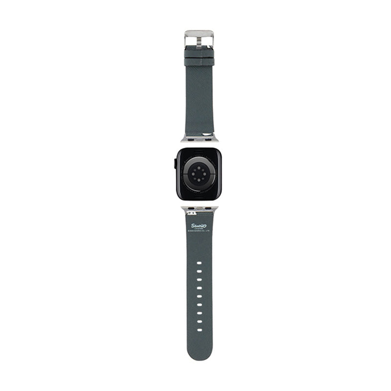 Hello Kitty Heads & Bows Pattern - Armband für Apple Watch 38/40/41 mm (schwarz) – Produktabbildung 2