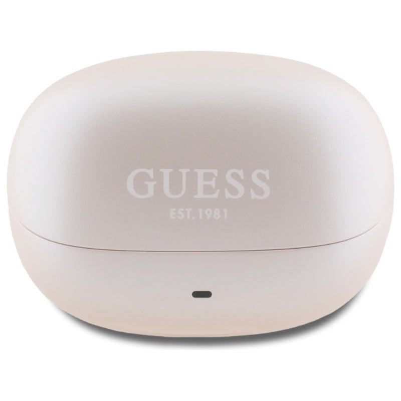 Guess Capsule Printed Logo – Bluetooth TWS Kopfhörer ANC & ENC + Lade- Hülle (rosa) – Produktabbildung 2