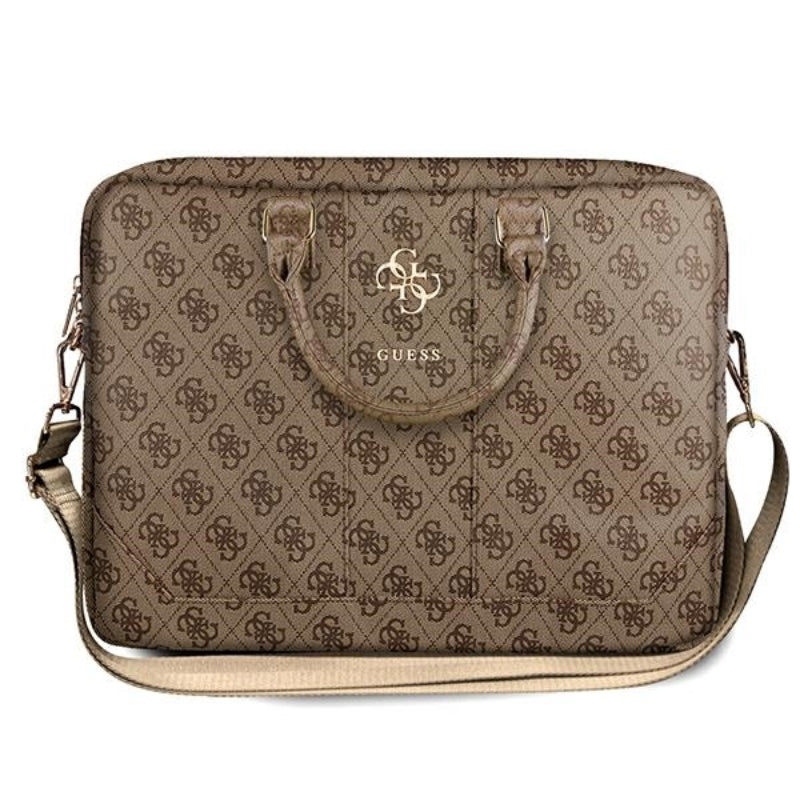 Tasche für Computer Guess 4G Big Metal Logo - 15" / 16" Laptop-Tasche (braun)