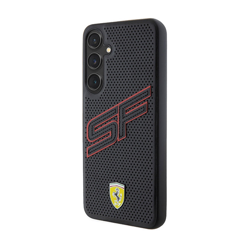 Ferrari Big SF Perforated - Hülle für Samsung Galaxy S24+ (schwarz) – Produktabbildung 2